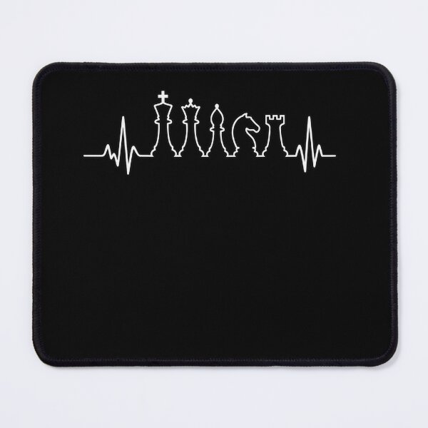 Item preview, Chess Heartbeat Line Art designed and sold by anapldv.