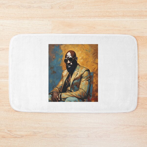 Item preview, Isaac Hayes Golden Soul Icon Vintage Music Legend Illustration designed and sold by Lahcen333.