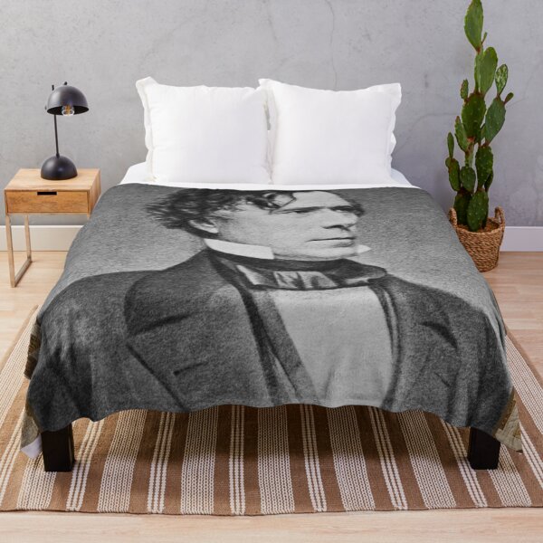 Artikelvorschau, Franklin Pierce — Vintage Presidential Quilt Blanket entworfen und verkauft von Bluntees .