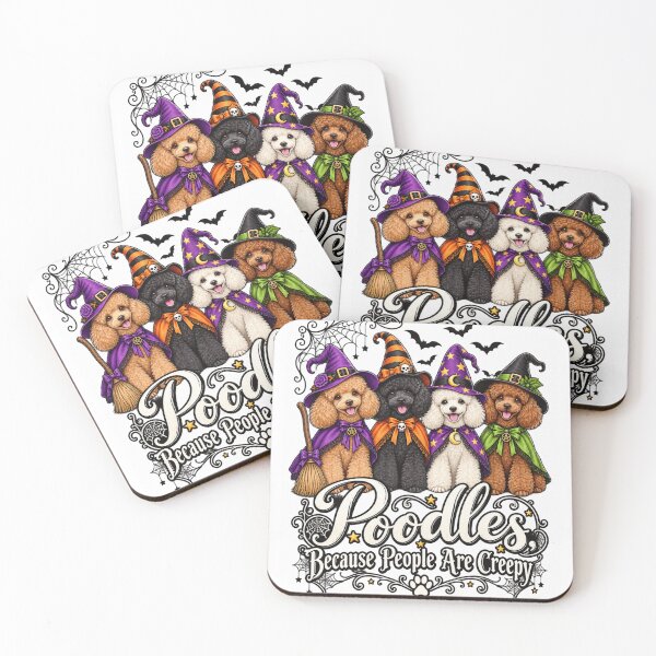 Item preview, Halloween Poodles Because People Are Creepy designed and sold by anapldv.