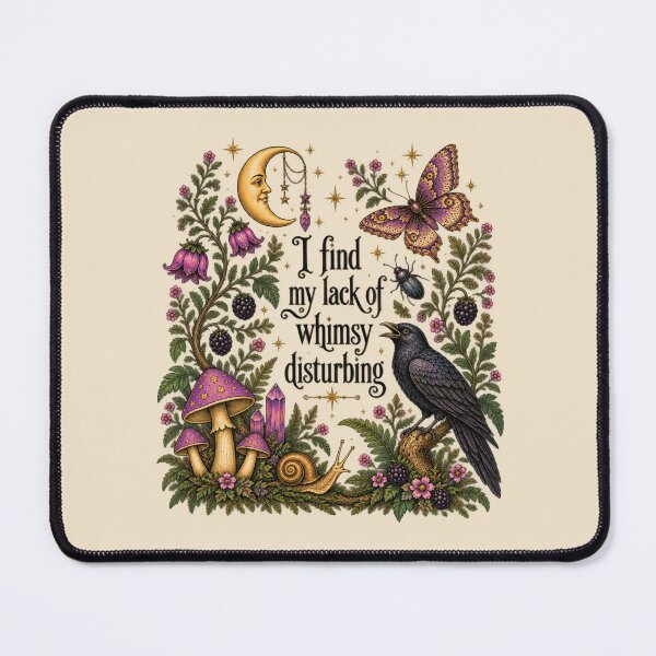 Item preview, Raven Moon Moth Witchy Dark Cottagecore Art designed and sold by AmiGraph.
