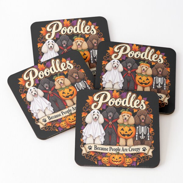 Item preview, Halloween Poodles Because People Are Creepy designed and sold by anapldv.