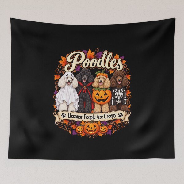 Item preview, Halloween Poodles Because People Are Creepy designed and sold by anapldv.