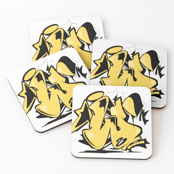 Item preview, Graffiti Letter W - Yellow Edition designed and sold by Rankoree.