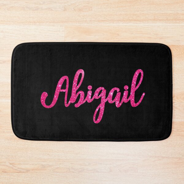 Item preview, Abigail Hot Pink Sparkly Personalised Name Design designed and sold by CamilasPrints.