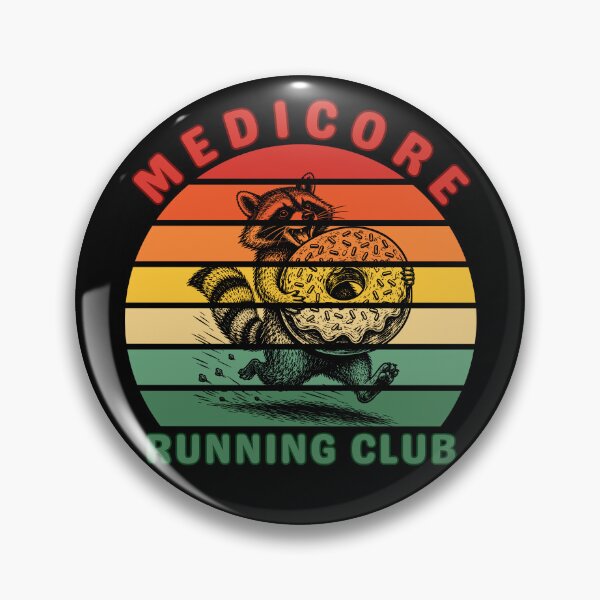 Item preview, Mediocre Running Club designed and sold by Positive&FunnyThings.
