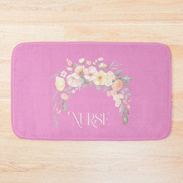Item preview, nurse bouquet floral nature wreath with nurture typography designed and sold by DariaOltes.