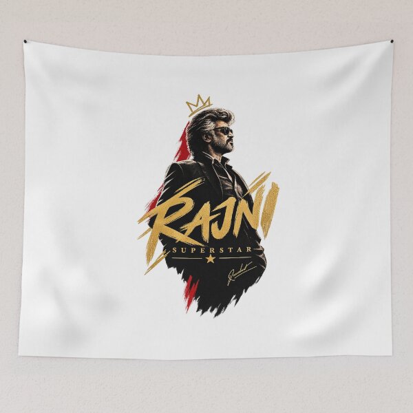 Aperçu de l'œuvre Hommage à la superstar Rajinikanth Thalaivar de Jailer 2 créée et vendue par Fashvora.