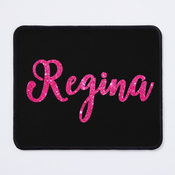 Item preview, Regina Hot Pink Sparkly Personalised Name Design designed and sold by CamilasPrints.