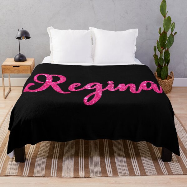 Item preview, Regina Hot Pink Sparkly Personalised Name Design designed and sold by CamilasPrints.
