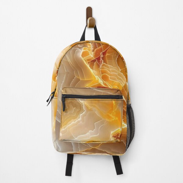 Item preview, Golden Onyx Marble Texture — Natural Amber Geode Abstract Art designed and sold by LYAN-STORE.