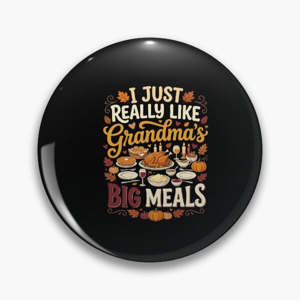 Artikelvorschau, Grandma's Big Meals Thanksgiving Feast Lover entworfen und verkauft von YASSINE HZ.