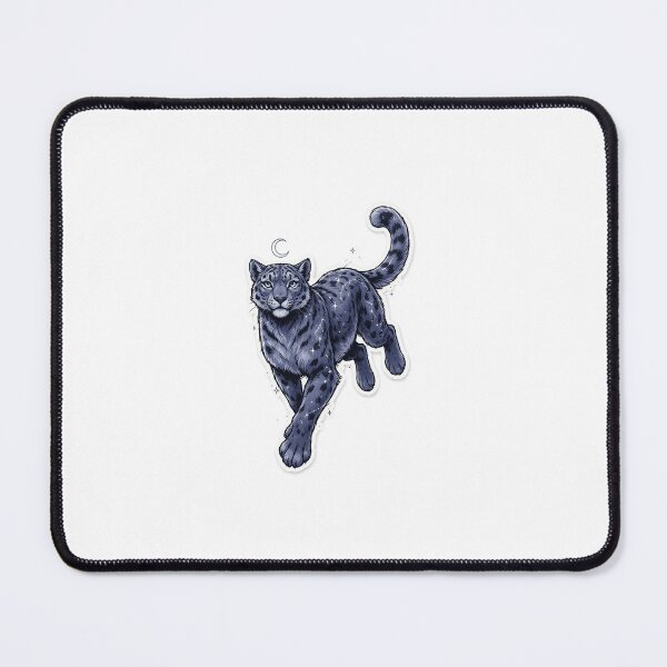 Item preview, Mystical Snow Leopard Spirit Sticker designed and sold by JanjjaSoulInk.