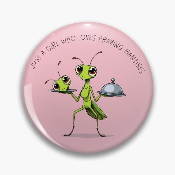 Artikelvorschau, Just A Girl Who Loves Praying Mantises - Funny Dark Humor entworfen und verkauft von LuciaS.