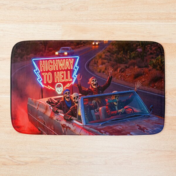 Item preview, SKELETONS ON THE HIGHWAY TO HELL designed and sold by NOIMION DIGITAL ART.