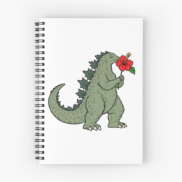 Item preview, Aesthetic Cute Green Monster with Red Hibiscus Flower designed and sold by NatureStyle555.