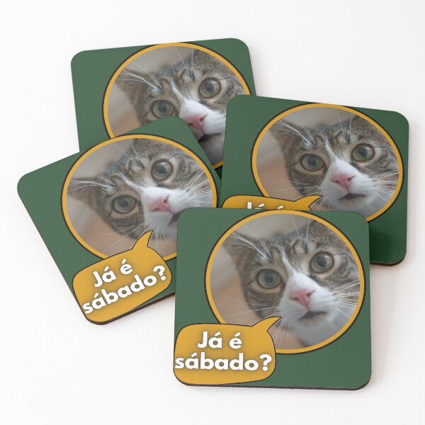 Aperçu de l'œuvre Gato "já é sábado?" créée et vendue par DiFraia Studio.