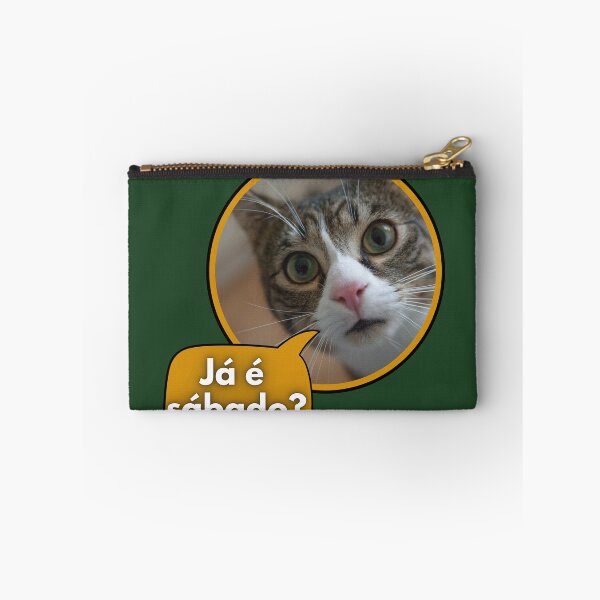 Artikelvorschau, Gato "já é sábado?" entworfen und verkauft von DiFraia Studio.