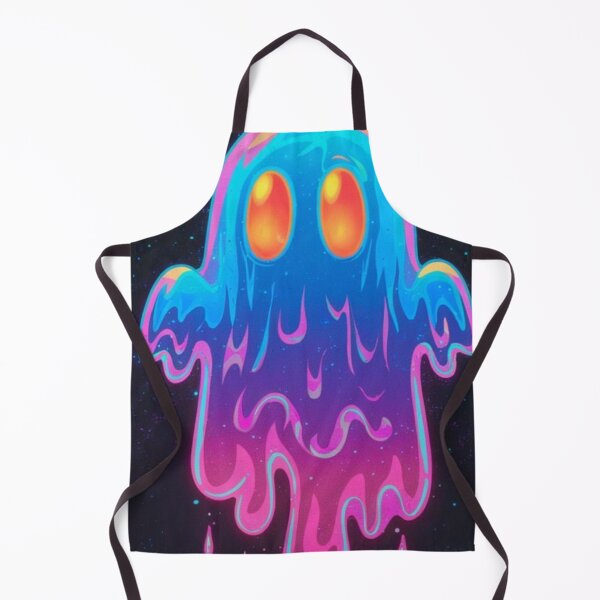 Item preview, Trippy Neon Melting Ghost — Psychedelic Halloween Art designed and sold by LYAN-STORE.