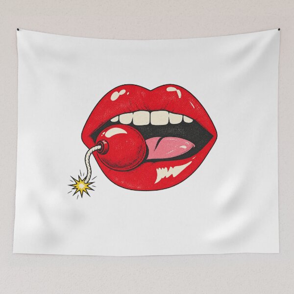 Item preview, Cherry Bomb Kiss designed and sold by TheDisloyalists.