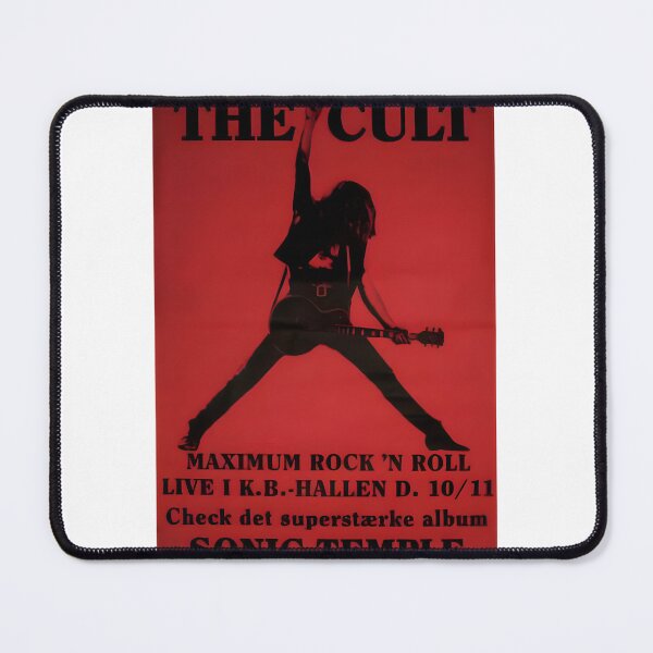 Item preview, The Cult Inspired Red Background Graphic Design designed and sold by Godson J.