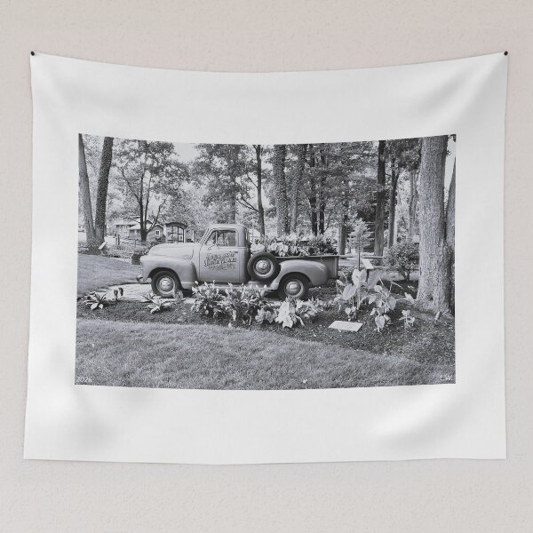 Item preview, The Village Of Columbiana Chevy 3100 BW designed and sold by LisaWootenPhoto.