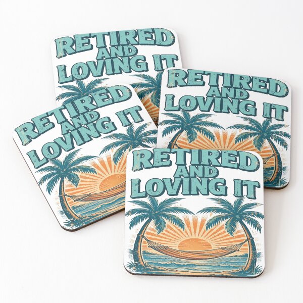 Item preview, Retired And Loving It Beach Sunset Retirement T-Shirt designed and sold by EverydayBadge.