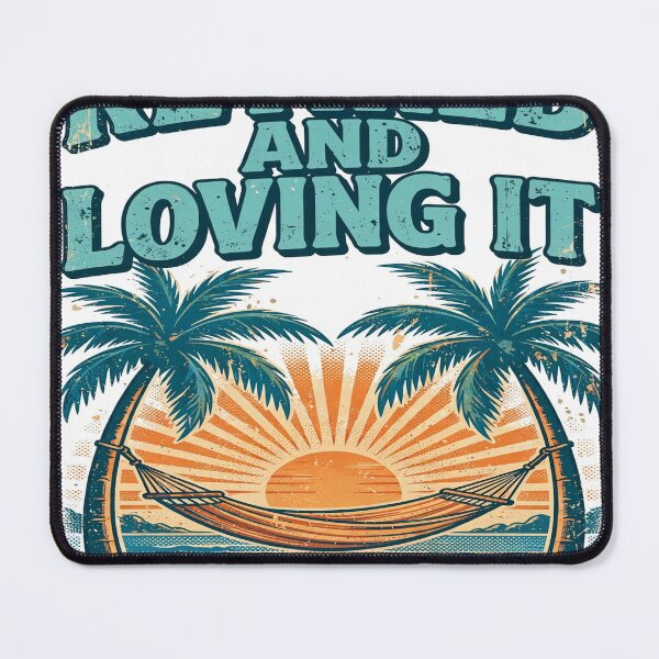 Item preview, Retired And Loving It Beach Sunset Retirement T-Shirt designed and sold by EverydayBadge.
