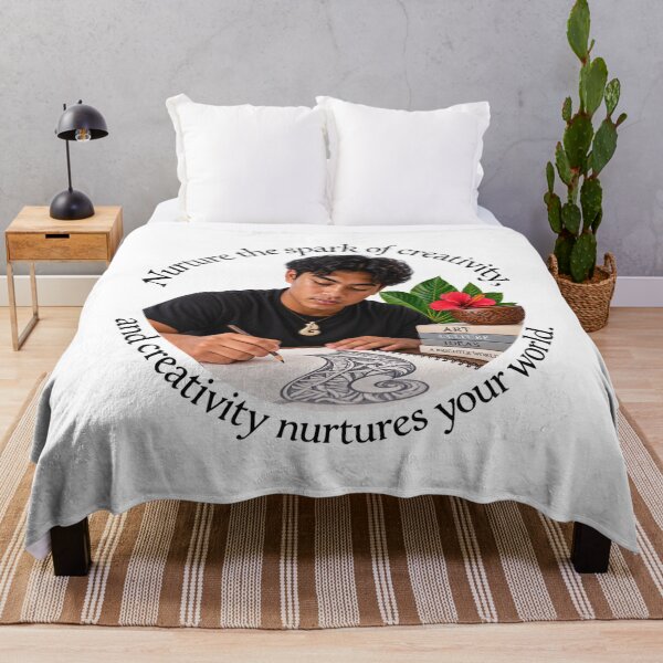 Item preview, Polynesian Creativity Proverb - Nurture the spark of creativity | Pacific Art designed and sold by ShakaLife.org.
