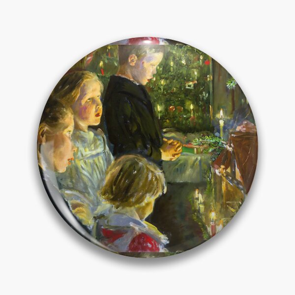 Item preview, Children by the Christmas Tree - Leopold Graf von Kalckreuth designed and sold by Jon-Baran.