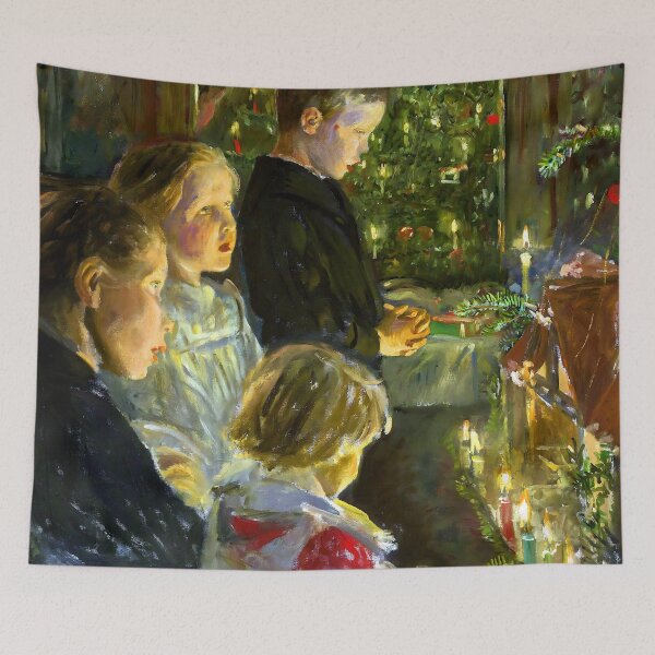 Artikelvorschau, Kinder am Weihnachtsbaum - Leopold Graf von Kalckreuth entworfen und verkauft von Jon-Baran.