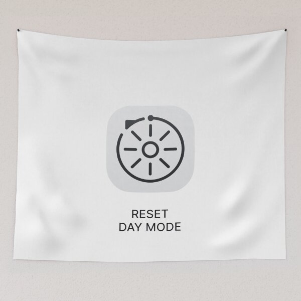 Item preview, Reset Day Mode Minimal Recharge Symbol designed and sold by EcoArtTees.