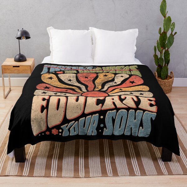 Item preview, Educate Your Sons Protect Your Daughters Retro Groovy 70s designed and sold by schoolofbullies.