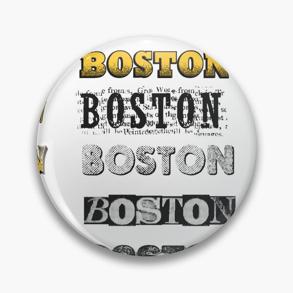 Item preview, Boston City Yellow Retro Vintage Typography Designs designed and sold by FemmePod.