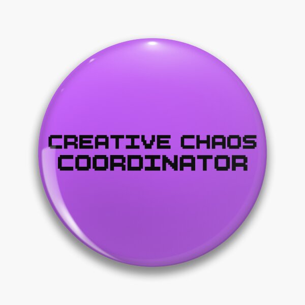 Artikelvorschau, Kreativer Chaos-Koordinator – Lustiger Aufkleber mit kreativer Typografie entworfen und verkauft von tviyluv.