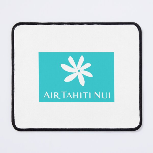 Item preview, Air Tahiti Nui Logo Turquoise Tiare Flower French Polynesia Airline designed and sold by Laura  R Reid.