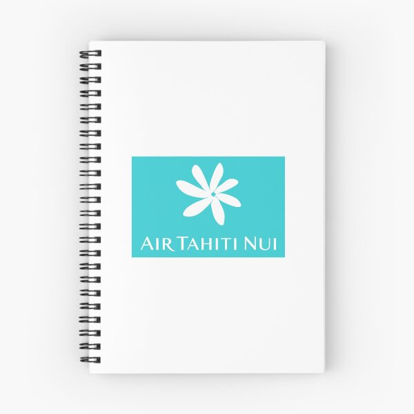 Item preview, Air Tahiti Nui Logo Turquoise Tiare Flower French Polynesia Airline designed and sold by Laura  R Reid.