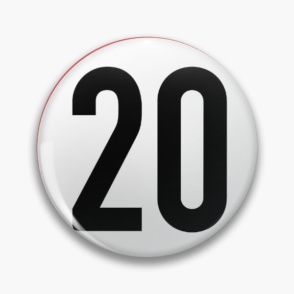 Aperçu de l'œuvre Chiffre 20, limitation de vitesse créée et vendue par dognation58.