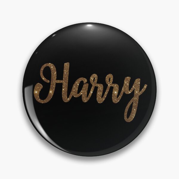 Item preview, Harry Golden Sparkly Personalised Name Design designed and sold by CamilasPrints.