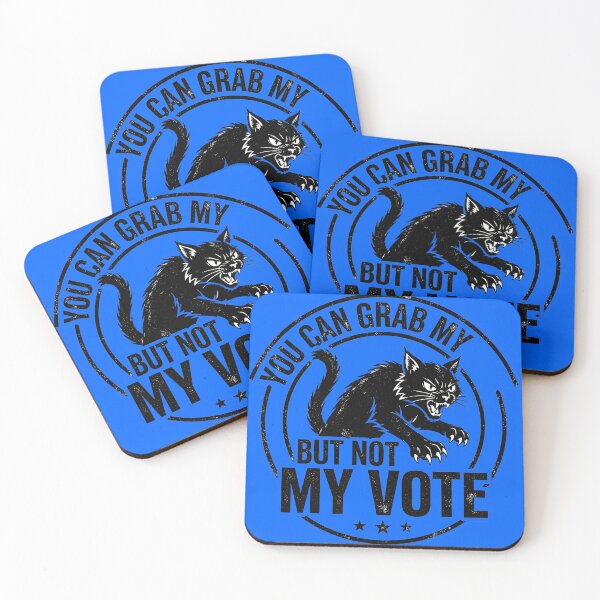 Item preview, You Can Grab My Cat But Not My Vote designed and sold by Shirts With Pride.