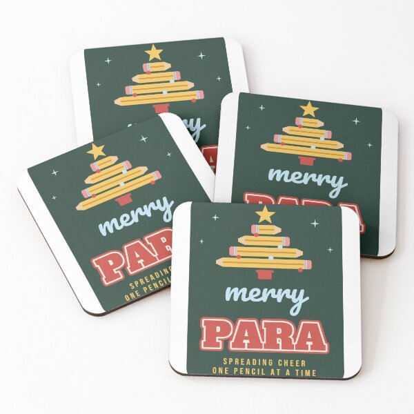 Aperçu de l'œuvre Merry Para Pencil Christmas Tree Paraprofessional créée et vendue par Good Little Days.