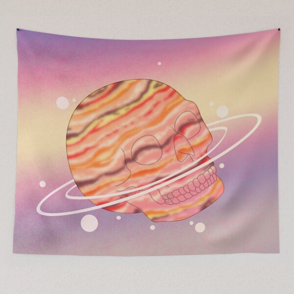 Item preview, Pastel Goth Planet Skull designed and sold by Juditangelo.