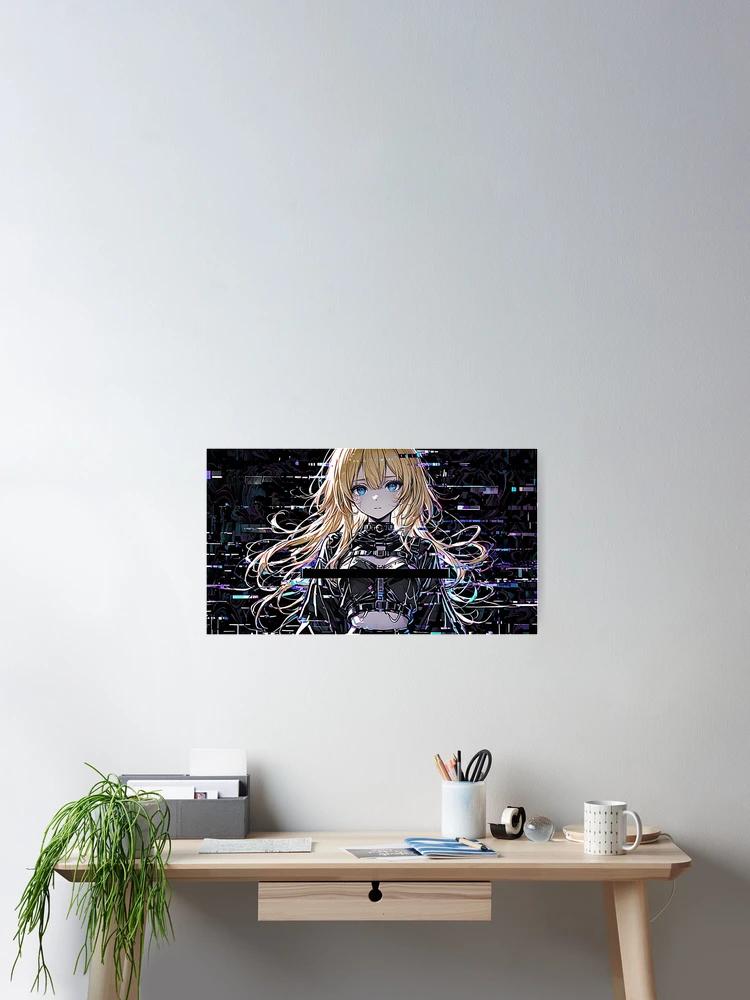 Thumbnail 2 of 3, Poster, glitch designed and sold by Emaple.