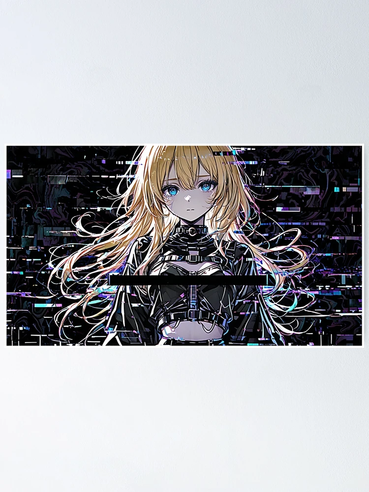 Thumbnail 1 of 3, Poster, glitch designed and sold by Emaple.