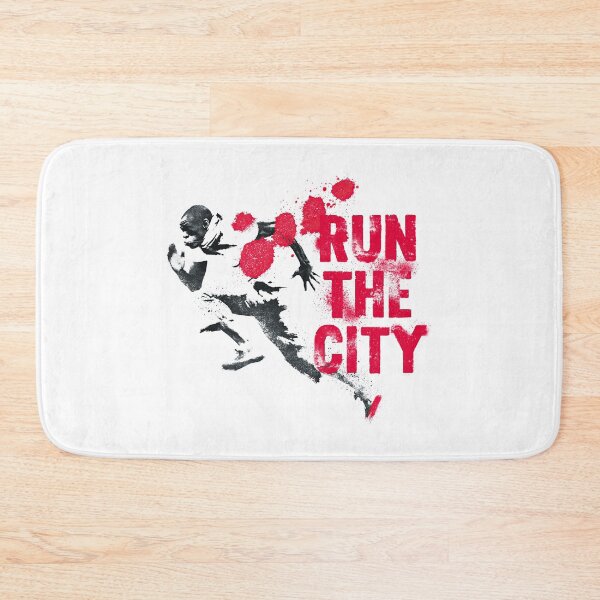 Item preview, Olympic Sprinter Exploding Out Of Blocks Urban Stencil designed and sold by EdvvinStudios.