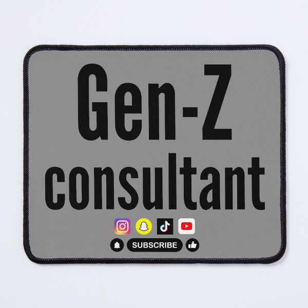 Item preview, Gen Z Consultant Social Media Link Icons Like Subscribe Share designed and sold by CantFaxGlitter.