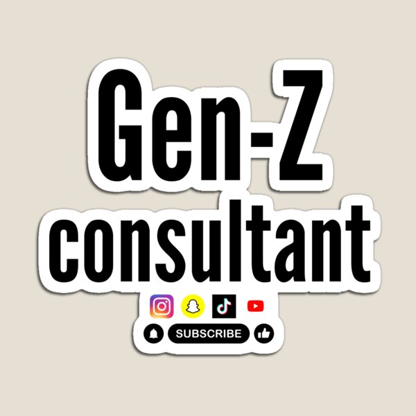Item preview, Gen Z Consultant Social Media Link Icons Like Subscribe Share  designed and sold by CantFaxGlitter.