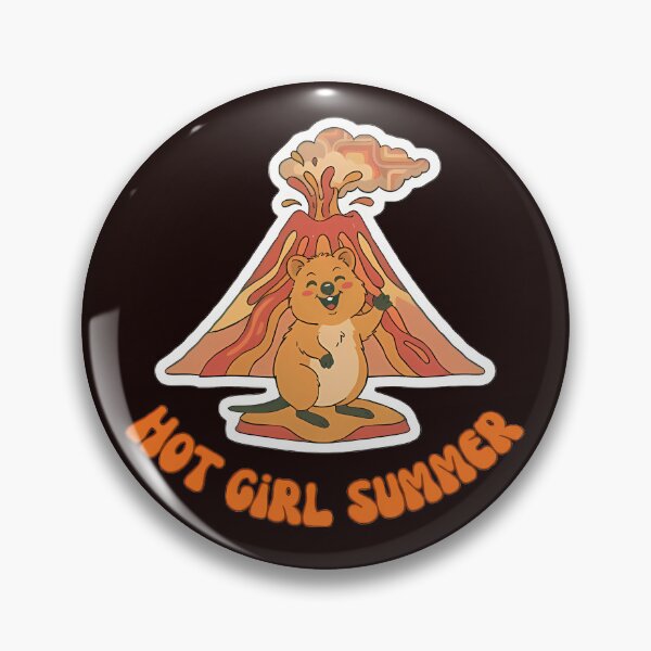 Item preview, Hot Girl Summer Cute Quokka Volcano designed and sold by ZeroContextArt.