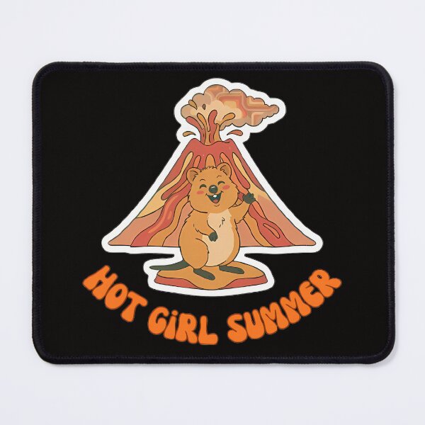 Item preview, Hot Girl Summer Cute Quokka Volcano designed and sold by ZeroContextArt.