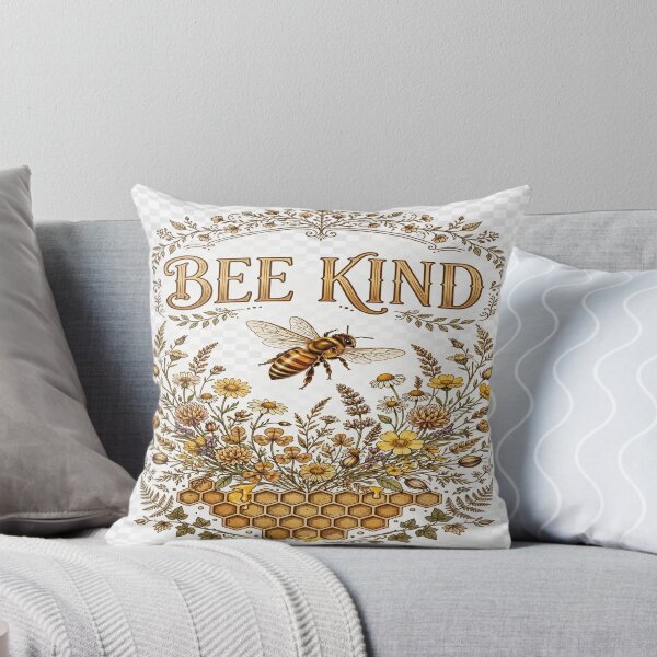Item preview, Bee Kind Honeybee Wildflower Save The Bees T-Shirt designed and sold by EverydayBadge.